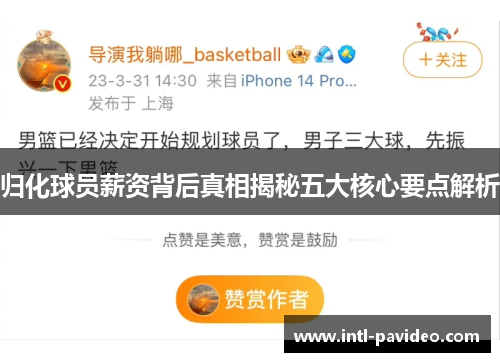 归化球员薪资背后真相揭秘五大核心要点解析